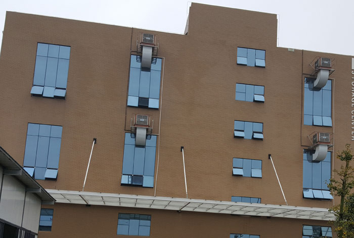 湖南某化工廠潤東方環(huán)?？照{(diào)降溫工程