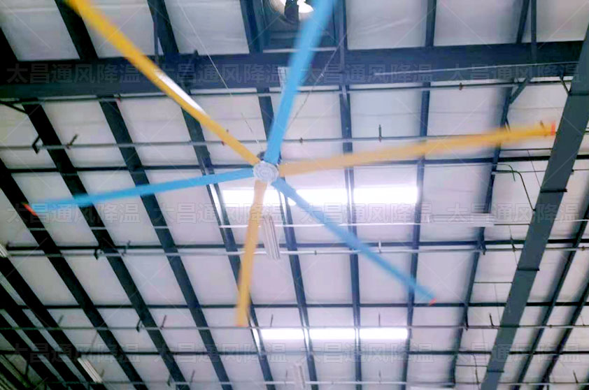 剛結(jié)構(gòu)廠房工業(yè)大風(fēng)扇如何安裝呢？
