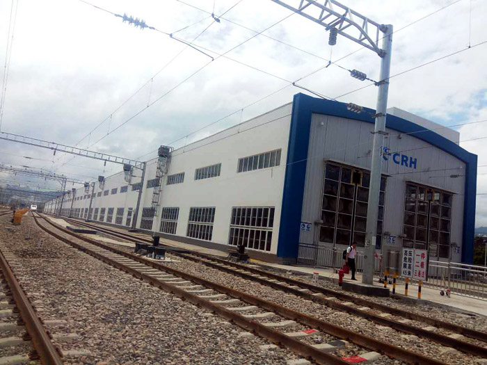 福建上杭火車站安裝潤(rùn)東方環(huán)?？照{(diào)工程案例